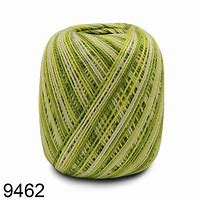 Circulo Yarns Clea 9462 Variegated Green 100% Mercerized Cotton #10